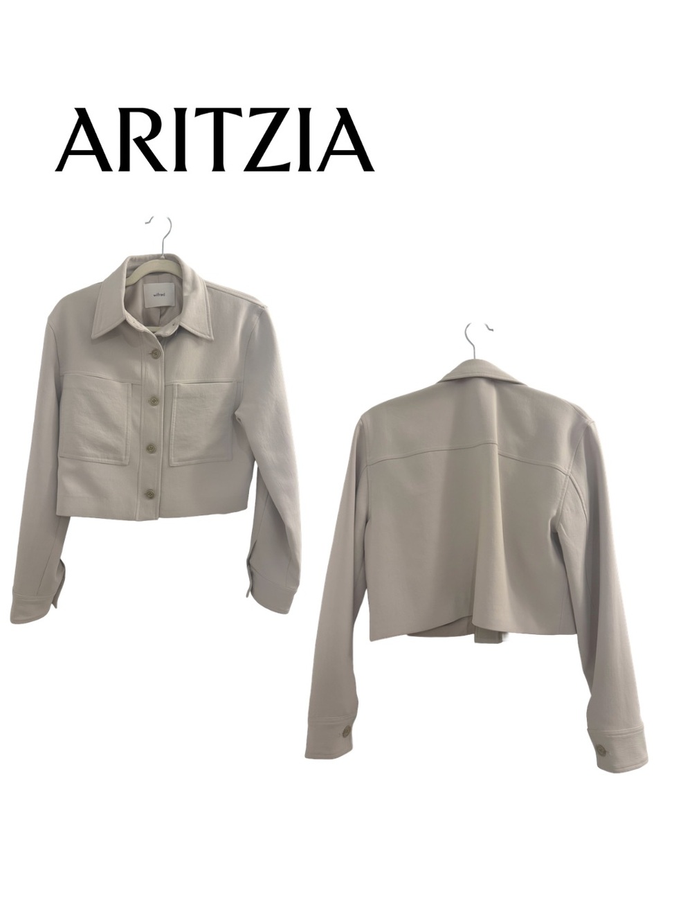Wilfred Cropped Cream Jacket